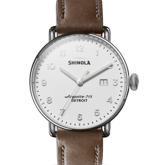 Shinola The Canfield Leather Strap Watch